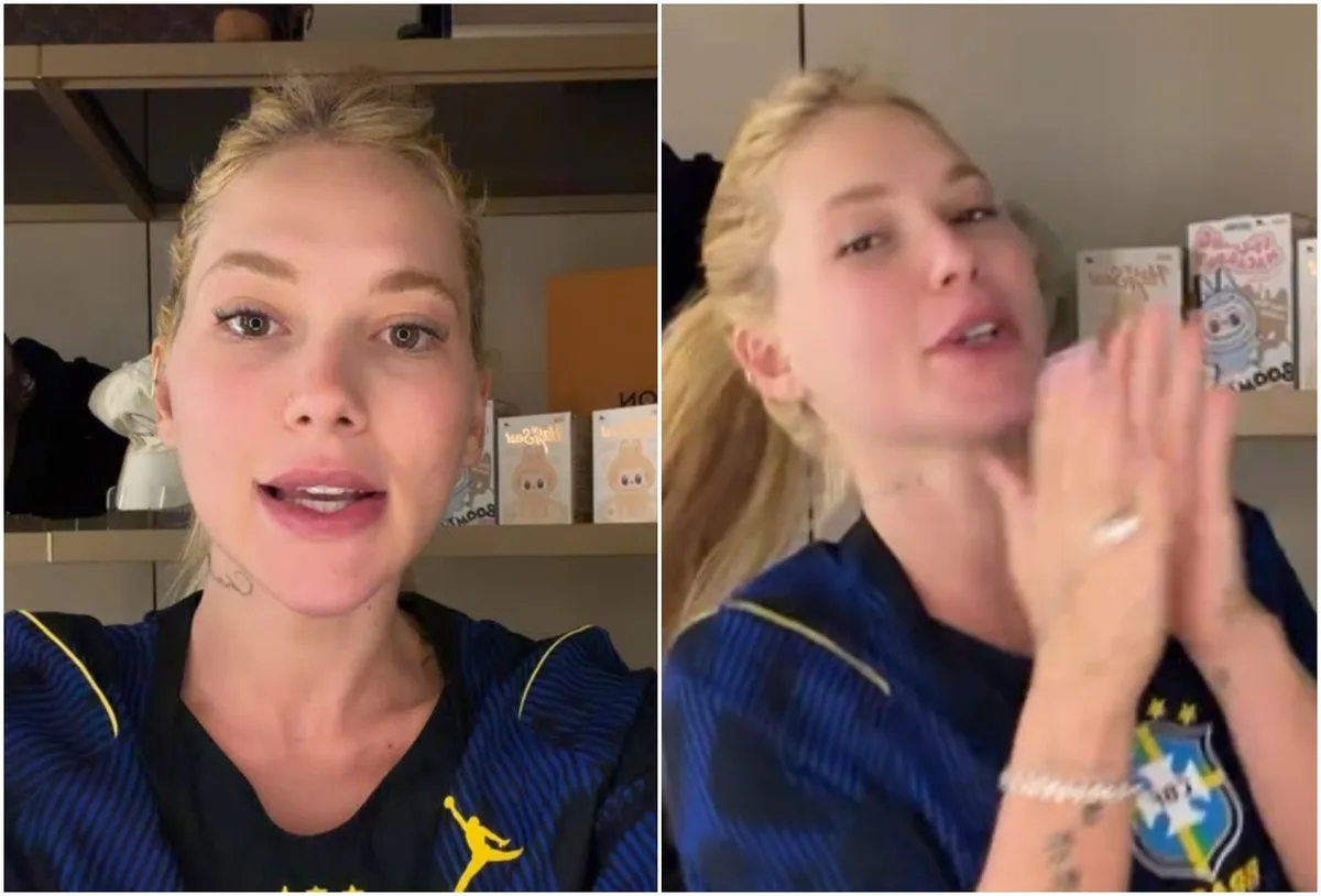 Virginia Fonseca exibe torcida por Vini Jr. antes de Brasil x Austrália