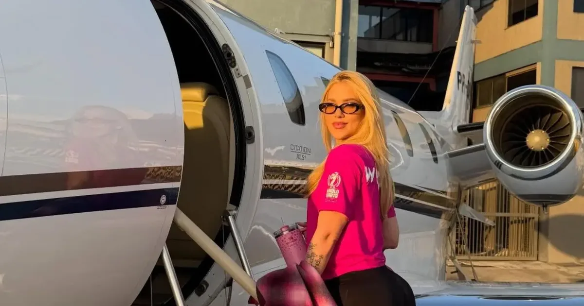 Virginia Fonseca cancela viagem a Elche após falha em jatinho