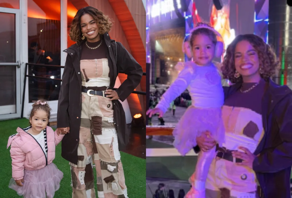 Jeniffer Nascimento leva a filha ao Rock in Rio e respeita escolha da criança