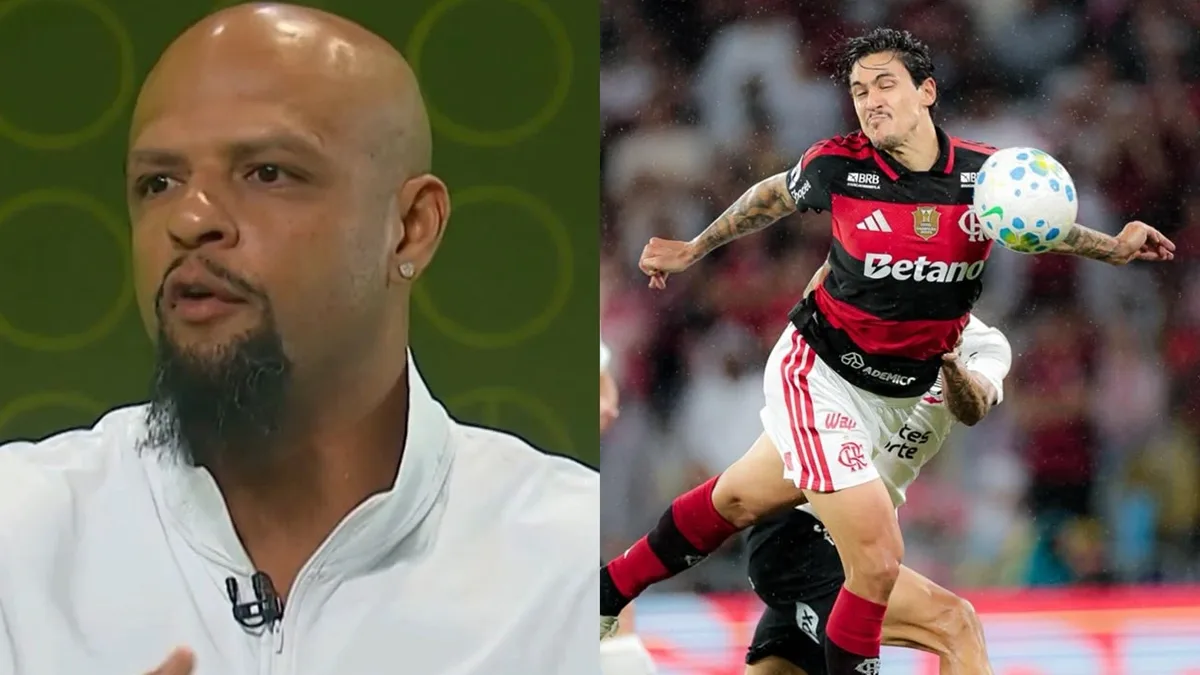 Felipe Melo critica Pedro após vitória do Flamengo sobre o Corinthians