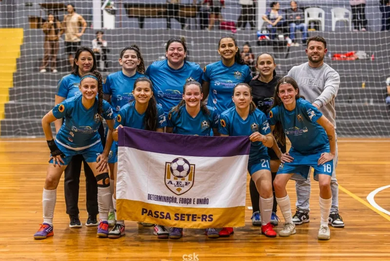 AEF de Passa Sete garante vaga na Série Ouro de futsal feminino