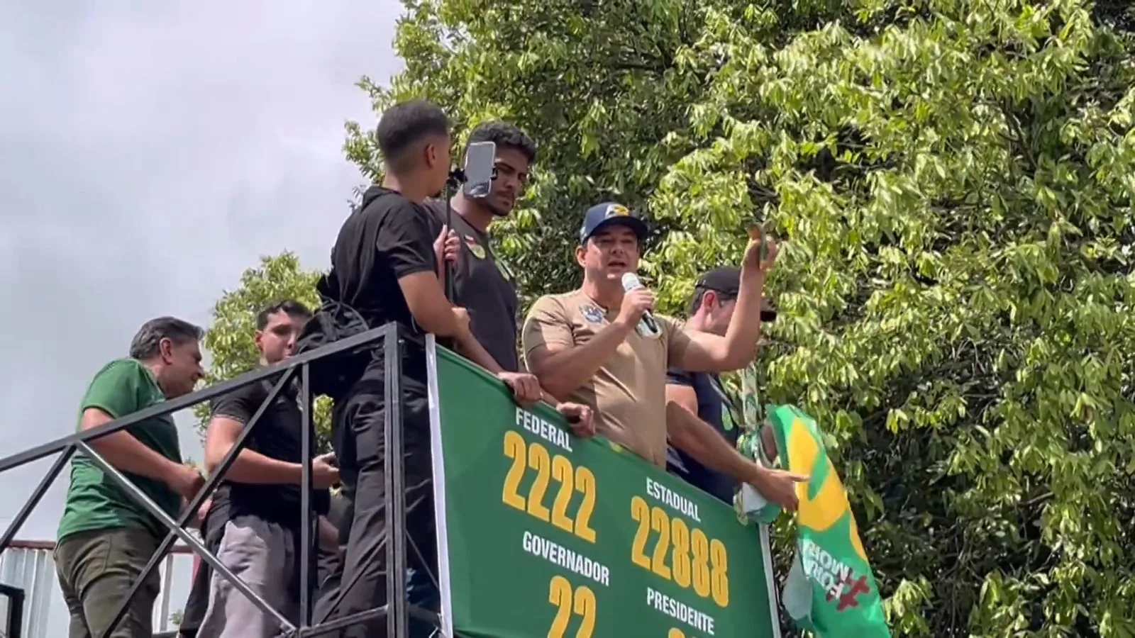 Roscoe defende câmeras com reconhecimento facial durante agenda em Mantena