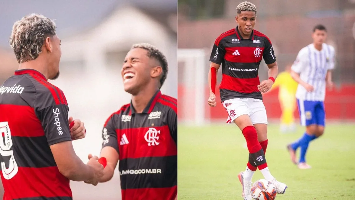 Flamengo goleia o Forte por 6 a 0 e avança na Copa do Brasil Sub-20