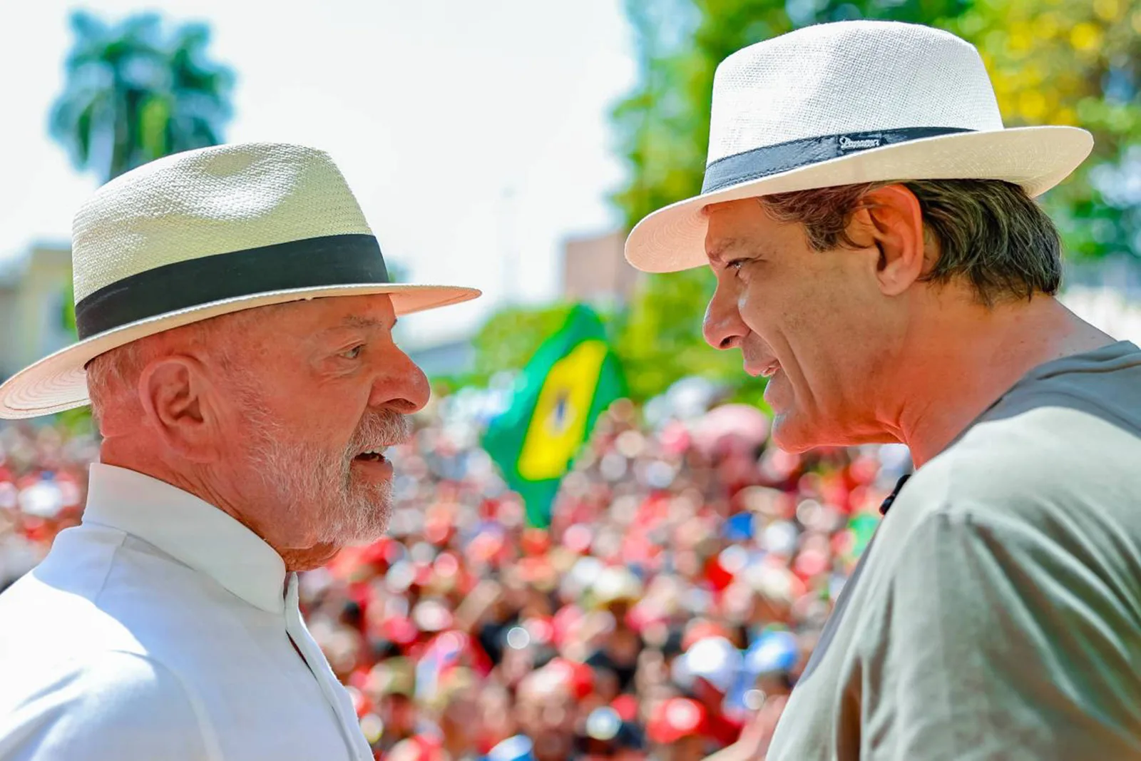 Lula ataca Tarcísio em ato com Haddad no interior de São Paulo