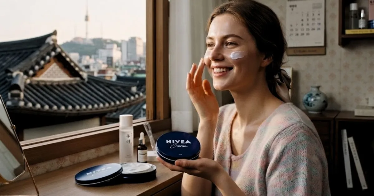 Slugging com creme Nivea combina hidratação em camadas e cuidados noturnos