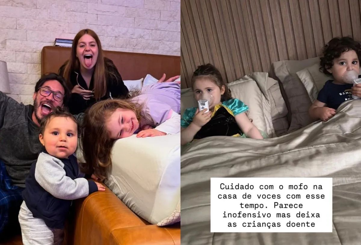 Mofo na brinquedoteca preocupa Viih Tube após filhos adoecerem