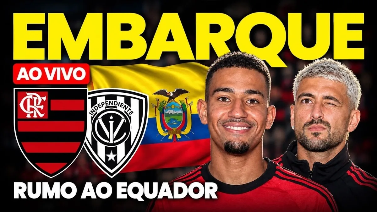 Flamengo embarca para Quito antes de duelo com o Independiente del Valle