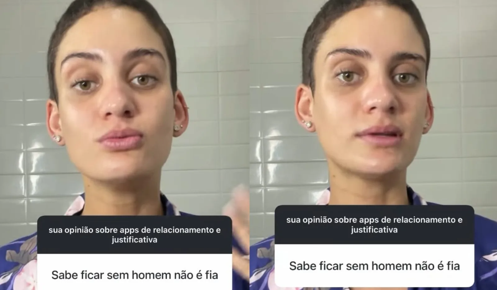 Laura Fernandez diz estar há três semanas sem usar app de encontros